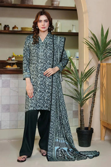 3PC Printed stitched Kotail Linen Suit KKT-3687 Embroidered KHAS STORES